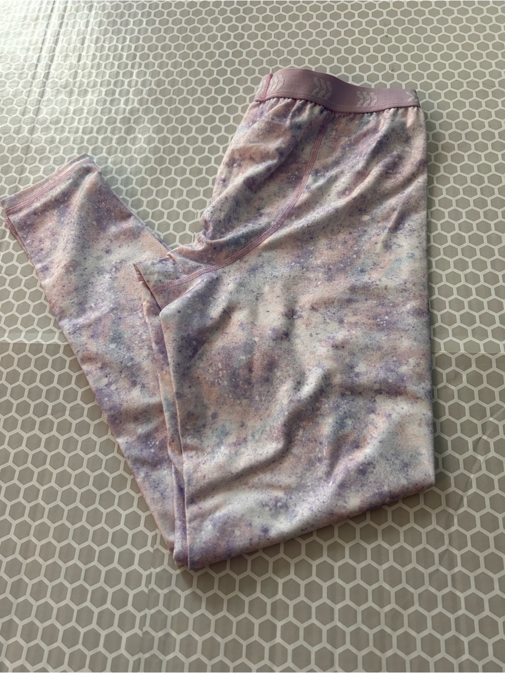 all in motion Girls Lavender Speckle Active Pajama Set. Size XL (14) - Picture 5 of 7